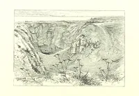 An illustration from Aberbrothock illustrated. Being the Round O etchings in miniature by John Adam. ... With ... notes by G. Hay (1886)