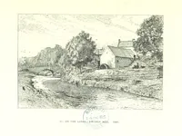 An illustration from Aberbrothock illustrated. Being the Round O etchings in miniature by John Adam. ... With ... notes by G. Hay (1886)