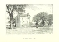 An illustration from Aberbrothock illustrated. Being the Round O etchings in miniature by John Adam. ... With ... notes by G. Hay (1886)