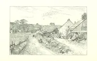 An illustration from Aberbrothock illustrated. Being the Round O etchings in miniature by John Adam. ... With ... notes by G. Hay (1886)