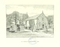 An illustration from Aberbrothock illustrated. Being the Round O etchings in miniature by John Adam. ... With ... notes by G. Hay (1886)