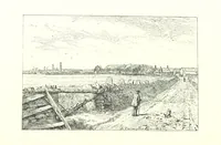 An illustration from Aberbrothock illustrated. Being the Round O etchings in miniature by John Adam. ... With ... notes by G. Hay (1886)