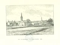 An illustration from Aberbrothock illustrated. Being the Round O etchings in miniature by John Adam. ... With ... notes by G. Hay (1886)