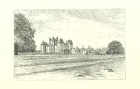 An illustration from Aberbrothock illustrated. Being the Round O etchings in miniature by John Adam. ... With ... notes by G. Hay (1886)