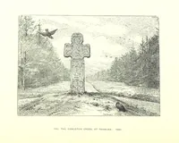 An illustration from Aberbrothock illustrated. Being the Round O etchings in miniature by John Adam. ... With ... notes by G. Hay (1886)