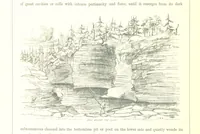 An illustration from The Scenery of the Dee, with pen and pencil. Illustrated by A. Gibb ..., further illustrated and described by J. M. H (1884)
