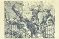 An illustration from In Times of Peril. A tale of India ... With ... illustrations (1883)
