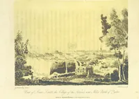 An illustration from Travels through the Canadas, ... to which is subjoined a comparative view of the manners and customs of several of the Indian nations of North and South America, etc (1807)