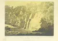 An illustration from Travels through the Canadas, ... to which is subjoined a comparative view of the manners and customs of several of the Indian nations of North and South America, etc (1807)