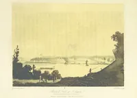 An illustration from Travels through the Canadas, ... to which is subjoined a comparative view of the manners and customs of several of the Indian nations of North and South America, etc (1807)