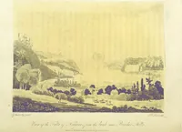 An illustration from Travels through the Canadas, ... to which is subjoined a comparative view of the manners and customs of several of the Indian nations of North and South America, etc (1807)