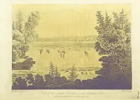 An illustration from Travels through the Canadas, ... to which is subjoined a comparative view of the manners and customs of several of the Indian nations of North and South America, etc (1807)