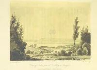 An illustration from Travels through the Canadas, ... to which is subjoined a comparative view of the manners and customs of several of the Indian nations of North and South America, etc (1807)
