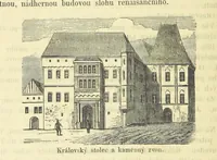 An illustration from Malebné cesty po Praze (1866)