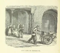 Picture 17 of 46 from Rambles and scrambles in the Tyrol. By E. R. H. [i.e. E. R. Hill.] [With two chapters contributed by Henry Hill (1885), leaf 48