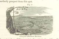 An illustration from Sketch of the scenery of Massachusetts. With plates. From the Geological Report of Prof. Hitchcock (1842)