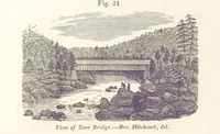 An illustration from Sketch of the scenery of Massachusetts. With plates. From the Geological Report of Prof. Hitchcock (1842)