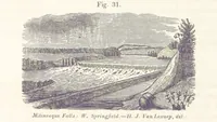 An illustration from Sketch of the scenery of Massachusetts. With plates. From the Geological Report of Prof. Hitchcock (1842)