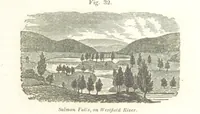An illustration from Sketch of the scenery of Massachusetts. With plates. From the Geological Report of Prof. Hitchcock (1842)