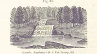 An illustration from Sketch of the scenery of Massachusetts. With plates. From the Geological Report of Prof. Hitchcock (1842)