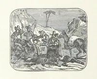 An illustration from Wild Life in the Far West; personal adventures of a Border Mountain Man, etc (1875)