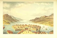 An illustration from Lauwerbladen uit Neêrlands Gloriekrans. [With 27 coloured plates (1875)