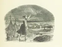 An illustration from Illustrated Library of favorite Song. Based upon folk songs. ... With an introduction, and edited by J. G. Holland ... Illustrated with ... engravings, ... after designs by Church, Johnson, etc (1873)