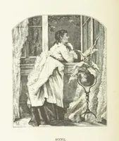 An illustration from Illustrated Library of favorite Song. Based upon folk songs. ... With an introduction, and edited by J. G. Holland ... Illustrated with ... engravings, ... after designs by Church, Johnson, etc (1873)