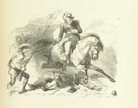 An illustration from Illustrated Library of favorite Song. Based upon folk songs. ... With an introduction, and edited by J. G. Holland ... Illustrated with ... engravings, ... after designs by Church, Johnson, etc (1873)