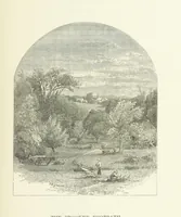 An illustration from Illustrated Library of favorite Song. Based upon folk songs. ... With an introduction, and edited by J. G. Holland ... Illustrated with ... engravings, ... after designs by Church, Johnson, etc (1873)