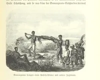 An illustration from Von der Capstadt ins Land der Maschukulumbe. Reisen im südlichen Afrika in den Jahren 1883-1887 ... Mit 205 Original-Holzschnitten, etc (1890)