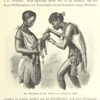An illustration from Von der Capstadt ins Land der Maschukulumbe. Reisen im südlichen Afrika in den Jahren 1883-1887 ... Mit 205 Original-Holzschnitten, etc (1890)