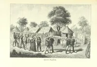 An illustration from Von der Capstadt ins Land der Maschukulumbe. Reisen im südlichen Afrika in den Jahren 1883-1887 ... Mit 205 Original-Holzschnitten, etc (1890)
