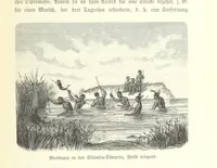 An illustration from Von der Capstadt ins Land der Maschukulumbe. Reisen im südlichen Afrika in den Jahren 1883-1887 ... Mit 205 Original-Holzschnitten, etc (1890)