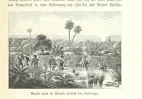 An illustration from Von der Capstadt ins Land der Maschukulumbe. Reisen im südlichen Afrika in den Jahren 1883-1887 ... Mit 205 Original-Holzschnitten, etc (1890)