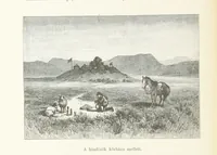 An illustration from A Fokvárostól a Masukulumbék országába, 1883-1887 ... Jogosított kiadás, ... 160 ... fametszettel és 2 térképpel (1890)