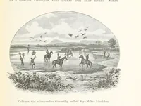 An illustration from A Fokvárostól a Masukulumbék országába, 1883-1887 ... Jogosított kiadás, ... 160 ... fametszettel és 2 térképpel (1890)
