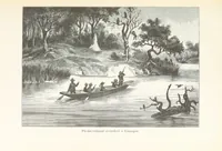 An illustration from A Fokvárostól a Masukulumbék országába, 1883-1887 ... Jogosított kiadás, ... 160 ... fametszettel és 2 térképpel (1890)
