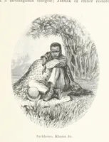 An illustration from A Fokvárostól a Masukulumbék országába, 1883-1887 ... Jogosított kiadás, ... 160 ... fametszettel és 2 térképpel (1890)