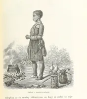 An illustration from A Fokvárostól a Masukulumbék országába, 1883-1887 ... Jogosított kiadás, ... 160 ... fametszettel és 2 térképpel (1890)