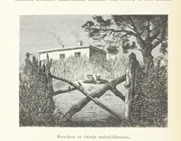 An illustration from A Fokvárostól a Masukulumbék országába, 1883-1887 ... Jogosított kiadás, ... 160 ... fametszettel és 2 térképpel (1890)