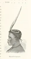 An illustration from A Fokvárostól a Masukulumbék országába, 1883-1887 ... Jogosított kiadás, ... 160 ... fametszettel és 2 térképpel (1890)