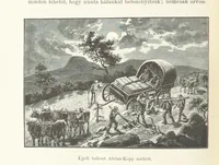 An illustration from A Fokvárostól a Masukulumbék országába, 1883-1887 ... Jogosított kiadás, ... 160 ... fametszettel és 2 térképpel (1890)
