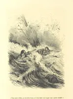 An illustration from Aventures les plus curieuses des voyageurs. Coup d'œil autour du monde, d'après les relations anciennes et modernes ... par M. Hombron. Ouvrage imité des Aventures des voyageurs par P. Blanchard (1847)