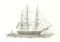 An illustration from Aventures les plus curieuses des voyageurs. Coup d'œil autour du monde, d'après les relations anciennes et modernes ... par M. Hombron. Ouvrage imité des Aventures des voyageurs par P. Blanchard (1847)