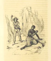 An illustration from Aventures les plus curieuses des voyageurs. Coup d'œil autour du monde, d'après les relations anciennes et modernes ... par M. Hombron. Ouvrage imité des Aventures des voyageurs par P. Blanchard (1847)