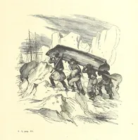 An illustration from Aventures les plus curieuses des voyageurs. Coup d'œil autour du monde, d'après les relations anciennes et modernes ... par M. Hombron. Ouvrage imité des Aventures des voyageurs par P. Blanchard (1847)