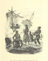 An illustration from Aventures les plus curieuses des voyageurs. Coup d'œil autour du monde, d'après les relations anciennes et modernes ... par M. Hombron. Ouvrage imité des Aventures des voyageurs par P. Blanchard (1847)