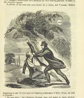 An illustration from Alice Home; or, the revenge of the blighted one ... A romance (1848)
