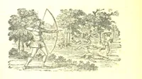 An illustration from Robin Hood; a collection of all the ancient poems, songs, and ballads now extant relative to that ... outlaw. To which are prefixed historical anecdotes of his life. [Edited by J. Ritson. With wood engravings by Thomas Bewick (1795)